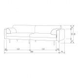 MZ280 SOFA ANTRACIT - CONTEMPORARY SOFA